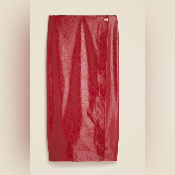 J. Crew Dresses & Skirts - J. Crew Vibrant Red Pencil Skirt nwot